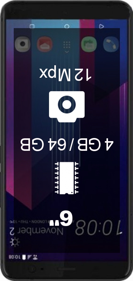 HTC U11 Plus 4GB 64GB smartphone