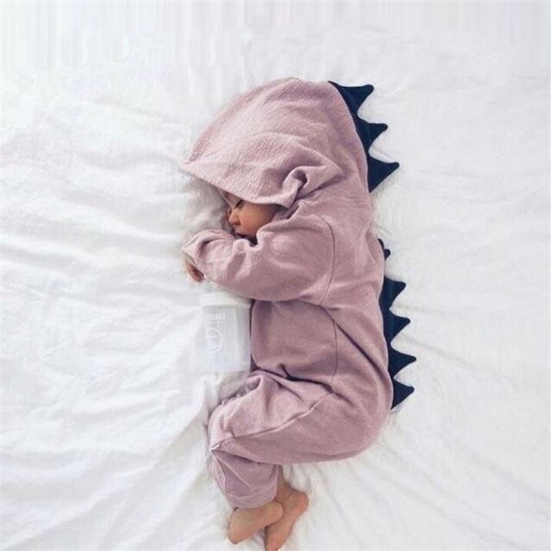 Dinosaur baby romper image