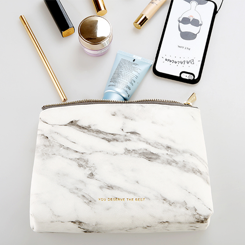 Marble textured pouch image