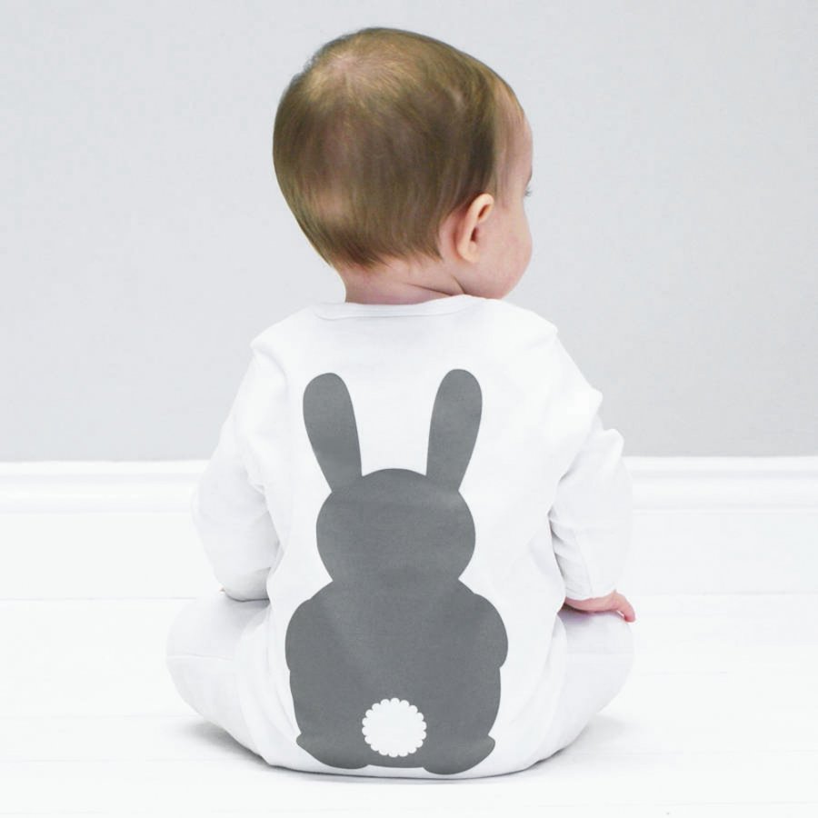 Baby bunny romper image