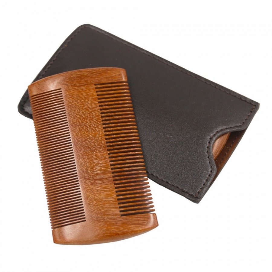 Handmade sandalwood pocket comb image