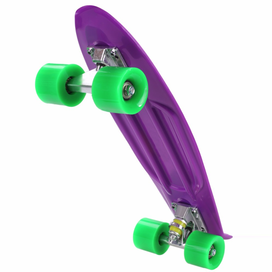 Retro plastic skateboard image