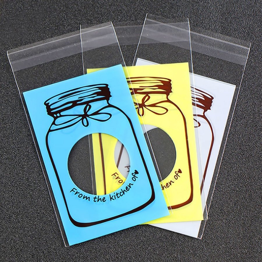 Plastic jar design bag image