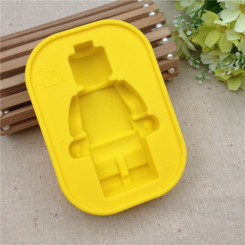 Silicone LEGO minifigure mold