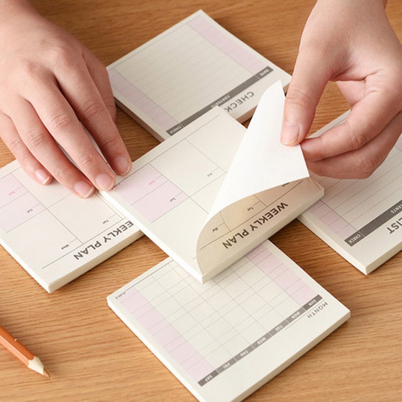 Paper TO-DO list notepad