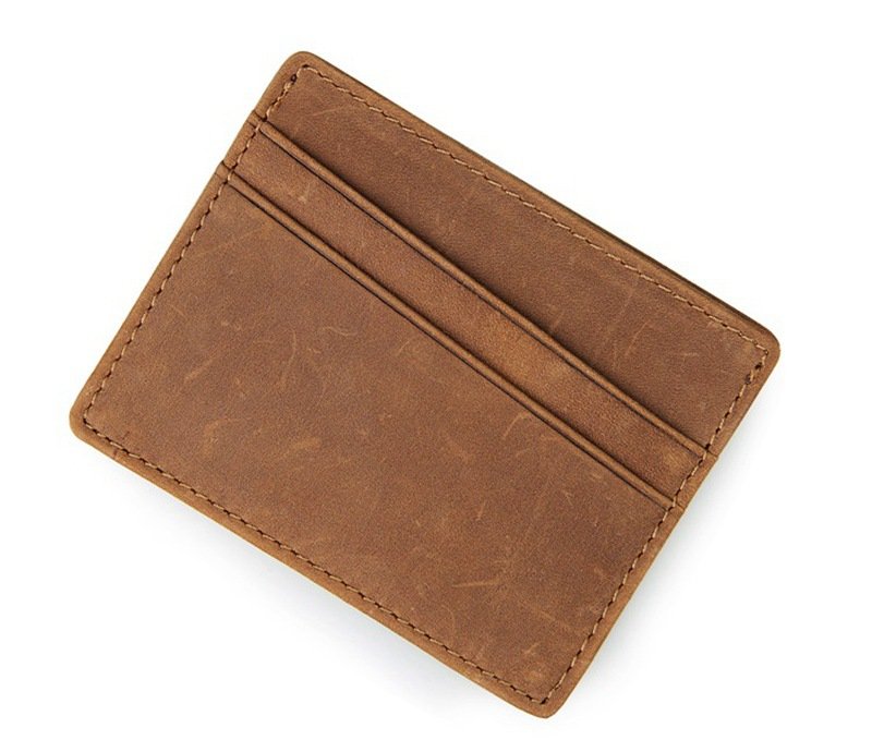 Vintage minimalist leather wallet image