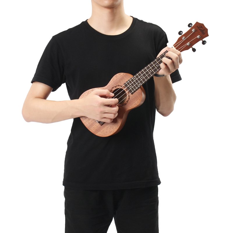Mahogany ukulele guitar image