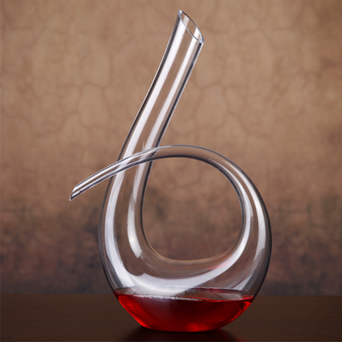 Shaped wine decanter image