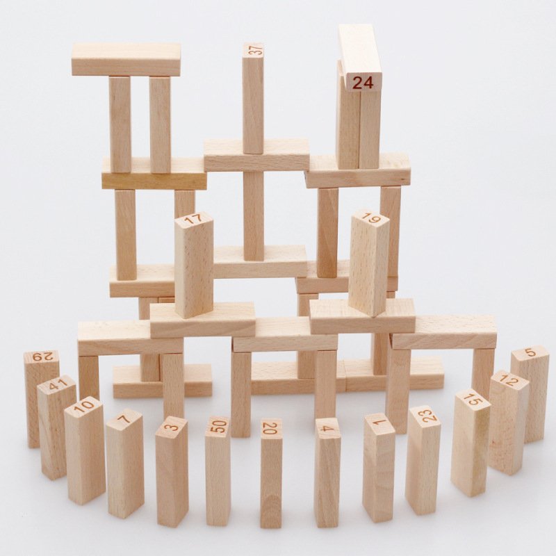 Wooden tower game image