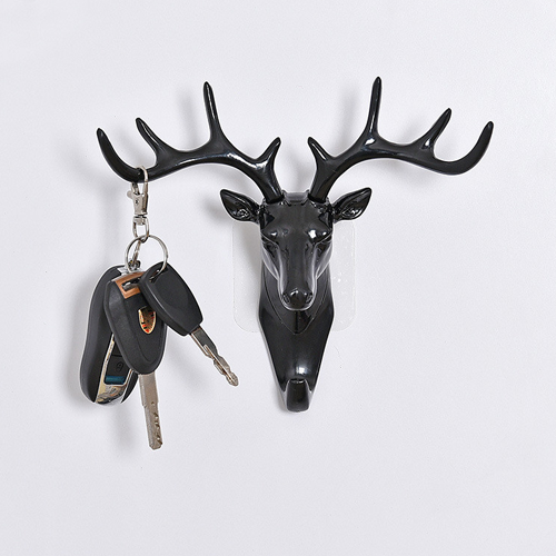Deer antler wall hooks image