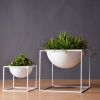 Geometric cube planter