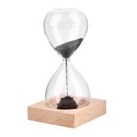 Magnetic sand hourglass
