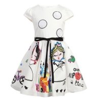 Baby girl cartoon style dress