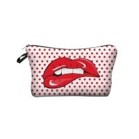 Makeup dot lips pouches