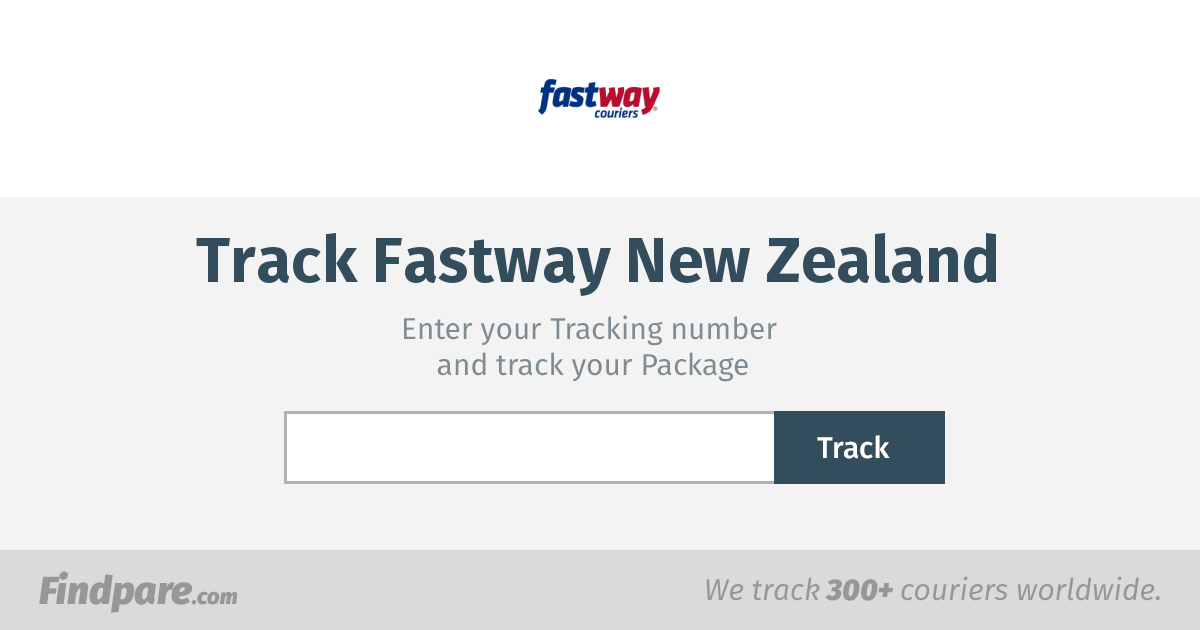 Fastway New Zealand Tracking Get Updates And Track Your Package In Real Time
