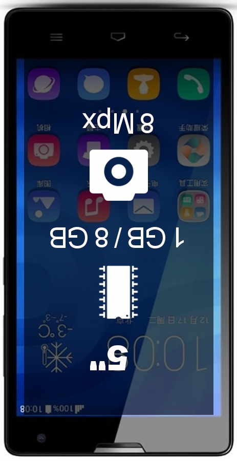 Huawei Honor 3C 4G 1GB 8GB smartphone