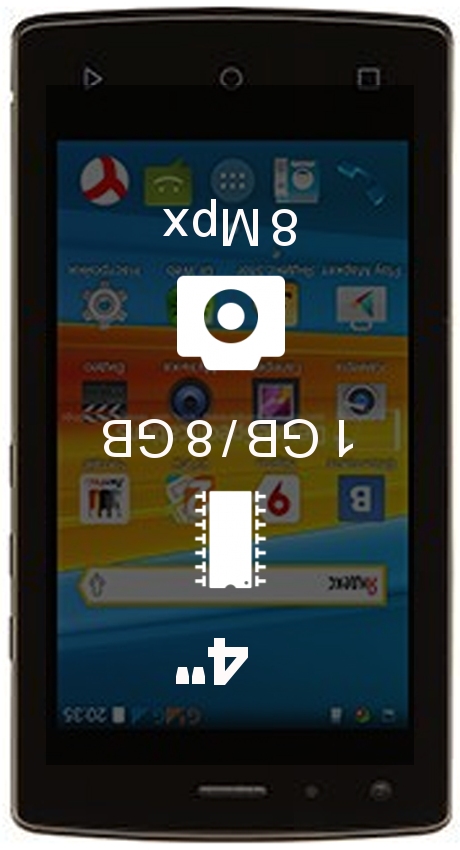 DEXP Ixion XL240 Triforce smartphone