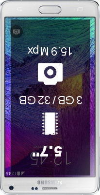 Samsung Galaxy Note 4 N910U Dual SIM smartphone