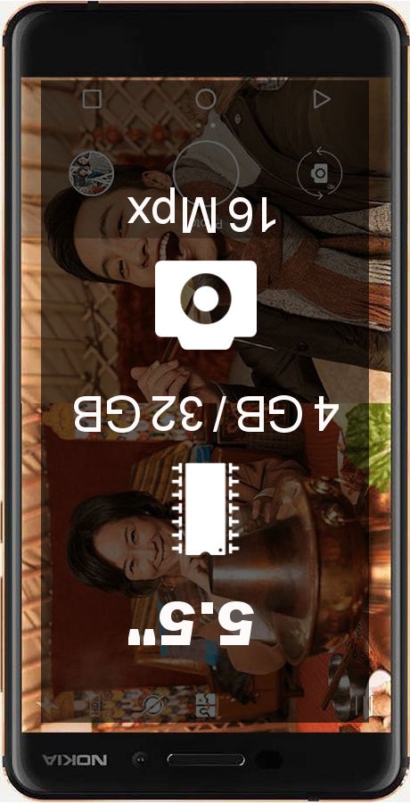 Nokia 6 (2018) TA-1054 32GB smartphone