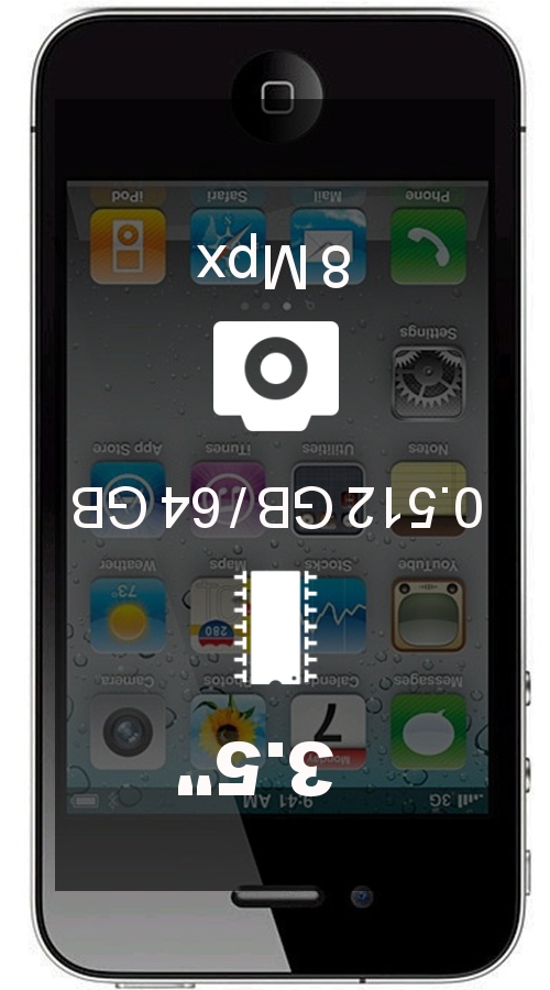 Apple iPhone 4s 64GB smartphone