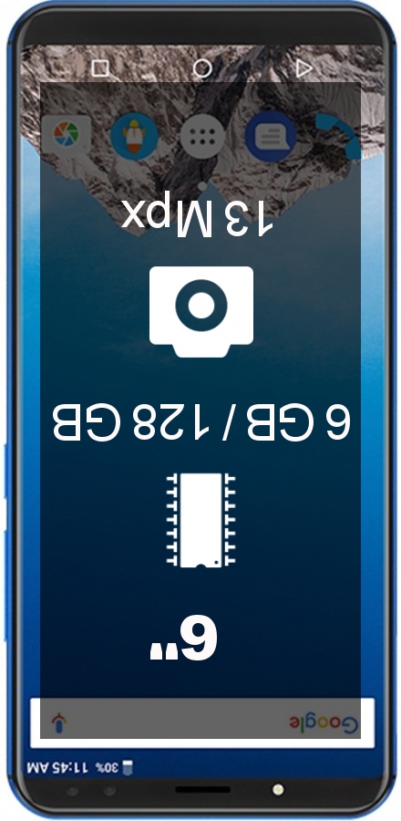 Vernee X 6GB-128GB smartphone