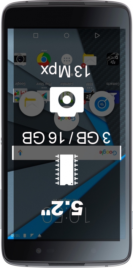 BlackBerry DTEK50 smartphone