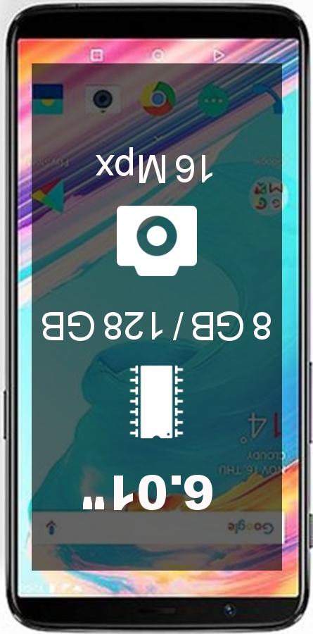 ONEPLUS 5T 8GB 128GB A5010 smartphone