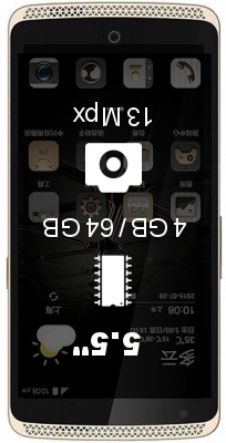 ZTE Axon Pro 4GB 64GB smartphone