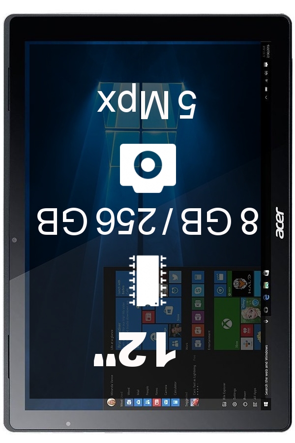 Acer Switch Alpha 12 i5 8GB 256GB tablet