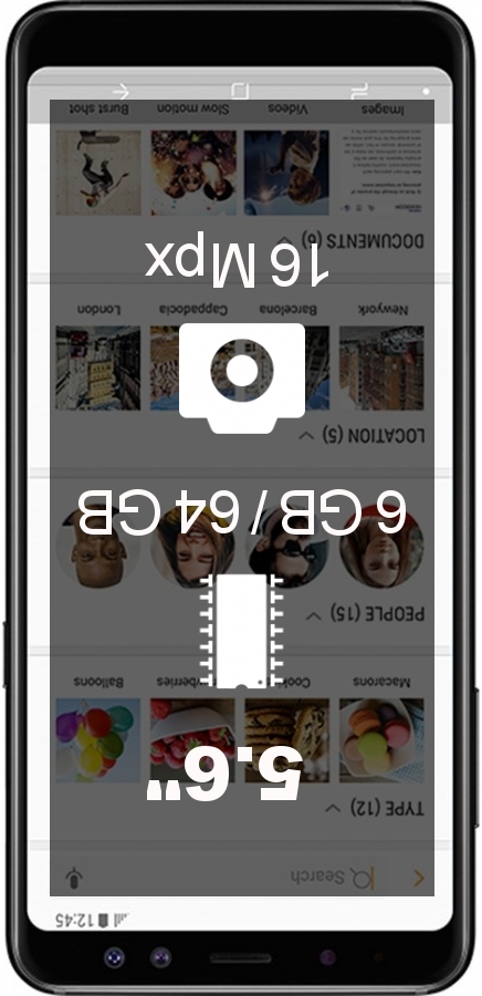 Samsung Galaxy A8 Plus 6GB 64GB smartphone