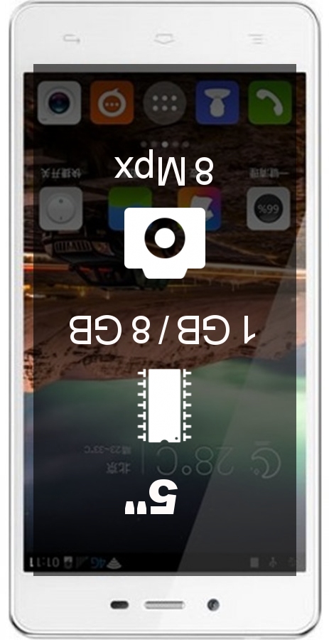 Gionee V188 smartphone