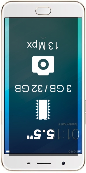 Oppo F1s 3GB-32GB smartphone