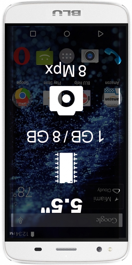 BLU Dash X Plus LTE smartphone