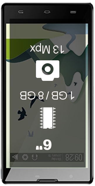 Verykool Cyprus s6001 smartphone