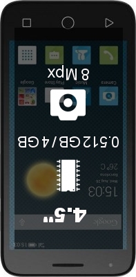 Alcatel Pixi 3 4.5 3G smartphone