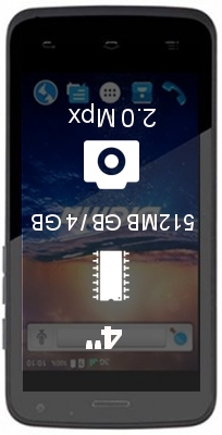 Digma Hit Q400 3G smartphone