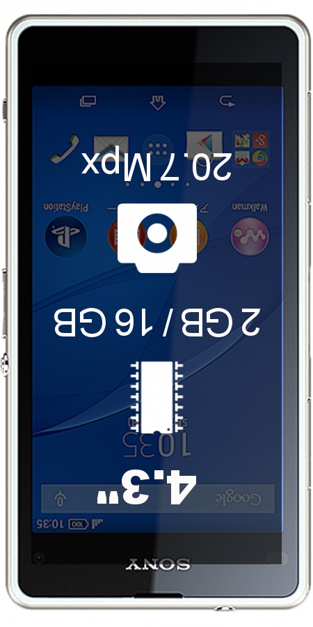 SONY Xperia J1 Compact smartphone
