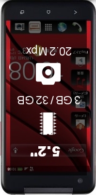 HTC J Butterfly HTV31 smartphone