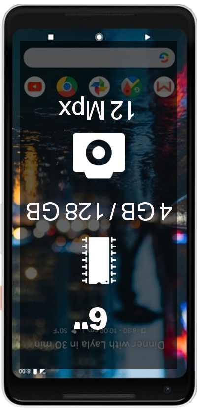 Google Pixel 2 XL 4GB 128GB smartphone