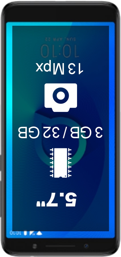 Alcatel 3X smartphone