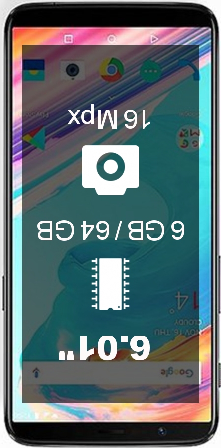 ONEPLUS 5T 6GB 64GB A5010 smartphone