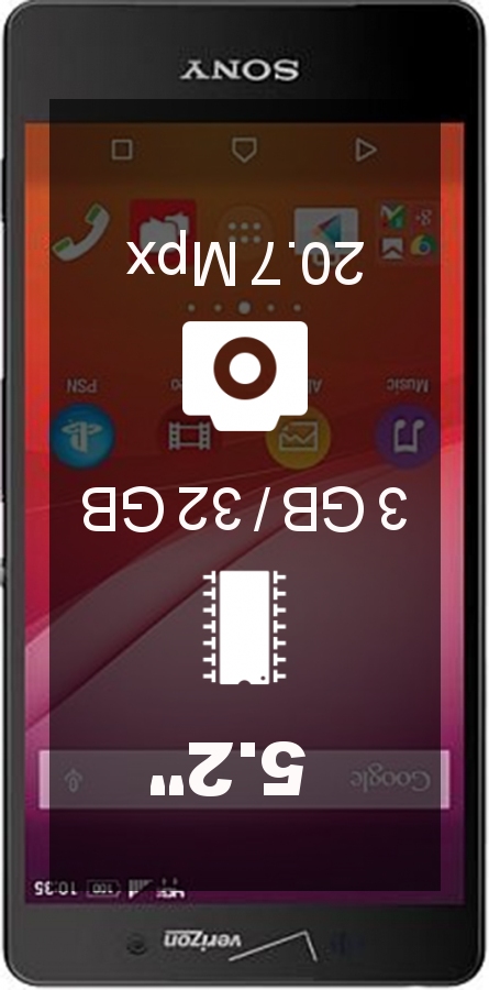 SONY Xperia Z4v smartphone