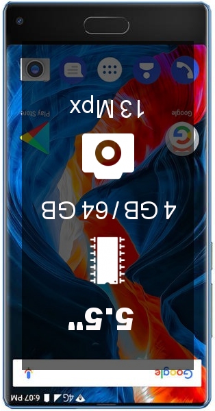 Ulefone Mix 4GB 64GB smartphone