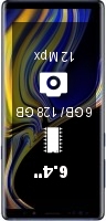 Samsung Galaxy Note 9 6GB 128GB EU N960FD smartphone price comparison