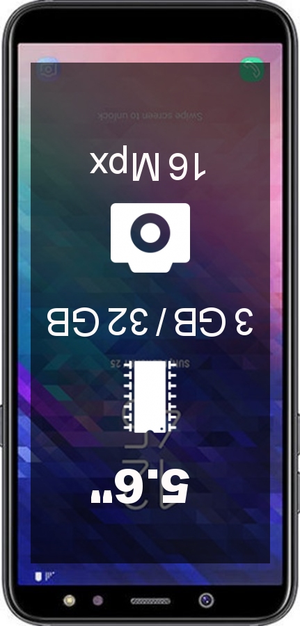 Samsung Galaxy A6 (2018) Duos 3GB 32GB smartphone