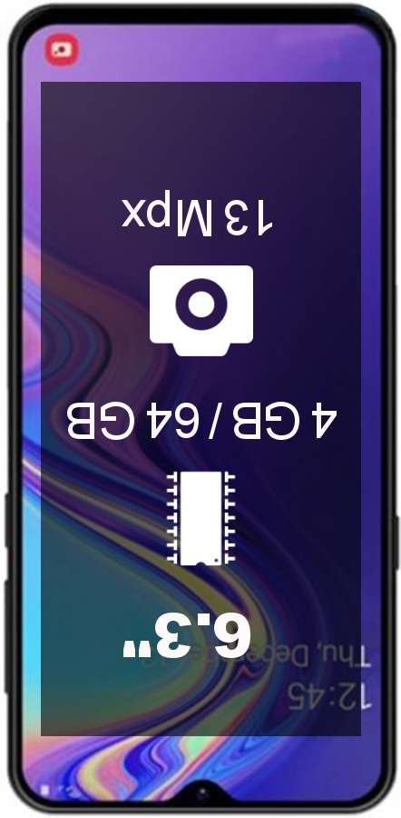Samsung Galaxy M20 4GB-64GB SM-M205FD smartphone