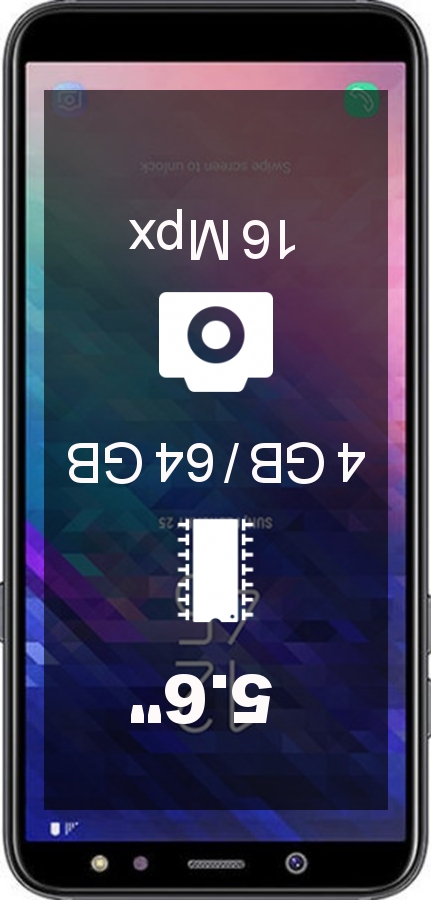 Samsung Galaxy A6 (2018) Duos 4GB 64GB smartphone