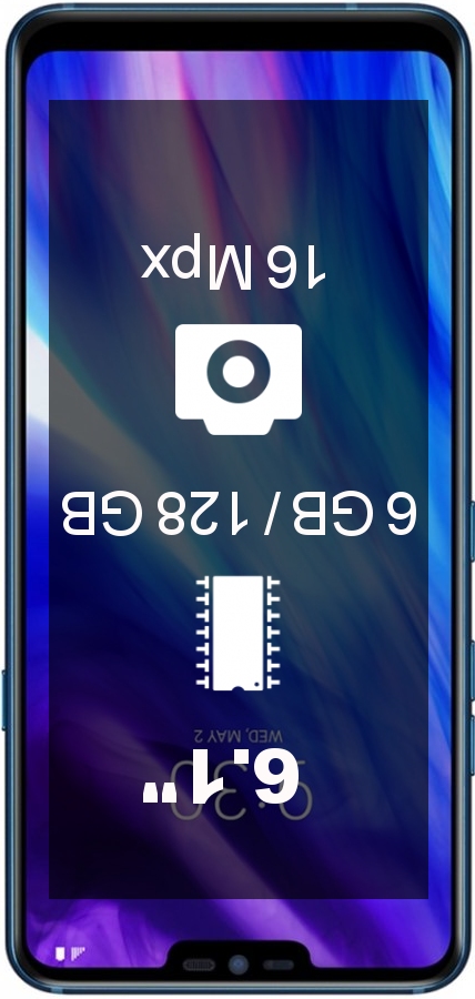 LG G7 ThinQ LMG710EAW 128GB smartphone