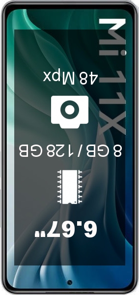 Xiaomi Mi 11X 8GB · 128GB smartphone