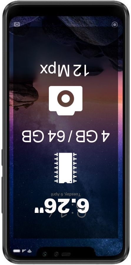 Xiaomi Redmi Note 6 Pro 4GB 64GB IN smartphone